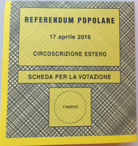 Italian referendum april 2016